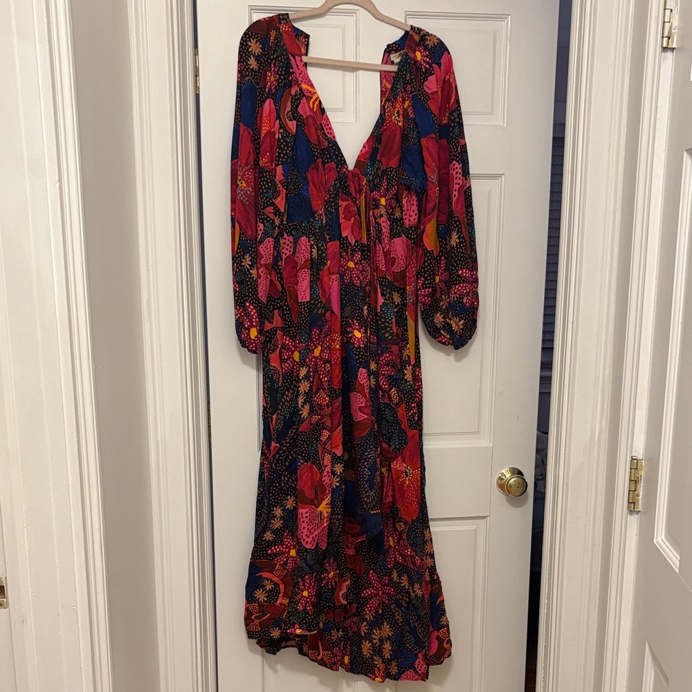 FARM Rio Colorful Long Sleeve Dress - Picture 1 of 2